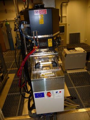 View of the machine